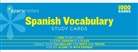 SparkNotes, SparkNotes (COR), SparkNotes - Spanish Vocabulary Sparknotes Study Cards