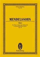 Felix Mendelssohn Bartholdy, Felix Mendelssohn-Bartholdy - Klaviertrio d-Moll op.49, Partitur
