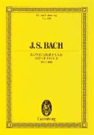 Johann Sebastian Bach, Peter Williams - Die Kunst der Fuge d-Moll BWV 1080, Partitur