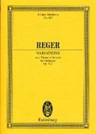 Max Reger - Variationen und Fuge über ein Thema von Mozart op.132, Partitur