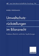 B¿el Friedemann, Bärbel Friedemann - Umweltschutzrückstellungen im Bilanzrecht
