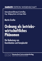 Martin Grothe - Ordnung als betriebswirtschaftliches Phänomen