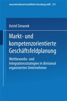 Astrid Simanek - Markt- und kompetenzorientierte Geschäftsfeldplanung