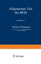 Werner Wedemeyer - Allgemeiner Teil des BGB