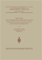 Ernst Cohn, Heinric Gerland, Heinrich Gerland, James Goldschmidt, August Hegler, August Hegler u a... - Reform des Interventionsprozesses