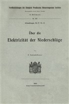 Fritz Schindelhauer - Über die Elektrizität der Niederschläge