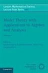 Zoe Chatzidakis, Zoé Chatzidakis, Dugald Chatzidakis Macpherson, Zoe Chatzidakis, Dugald MacPherson, Anand Pillay... - Model Theory With Applications to Algebra and Analysis: Volume 1
