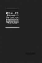 Georg Dettmar - Normalien, Vorschriften und Leitsätze des Verbandes Deutscher Elektrotechniker eingetragener Verein