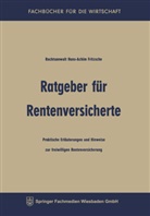 Hans-Achim Fritzsche - Ratgeber für Rentenversicherte