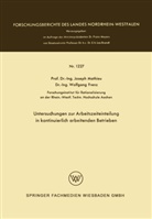 Joseph Mathieu - Untersuchungen zur Arbeitszeiteinteilung in kontinuierlich arbeitenden Betrieben