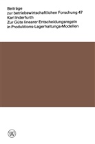 Karl Inderfurth - Zur Güte linearer Entscheidungsregeln in Produktions-Lagerhaltungs-Modellen