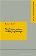 Bernhard Opolony - Die Kündigungsgründe des Einigungsvertrages