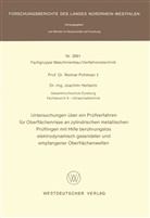 Reimar Pohlman - Untersuchungen über ein Prüfverfahren für Oberflächenrisse an zylindrischen metallischen Prüflingen mit Hilfe berührungslos elektrodynamisch gesendeter und empfangener Oberflächenwellen