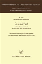 Udo Ludwig - Beitrag zur quantitativen Phasenanalyse von Mischgipsen des Systems CaSO4 H2O