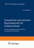 Axel Klaphake - Europäische und nationale Regionalpolitik für Ostdeutschland