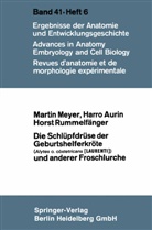 Harr Aurin, Harro Aurin, Marti Meyer, Martin Meyer, Horst Rummelfänger - Die Schlüpfdrüse der Geburtshelferkröte (Alytes o. obstetricans [LAURENTI]) und anderer Froschlurche