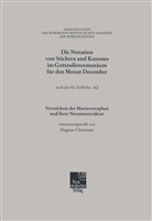 Dagmar Christians - Die Notation von Stichera und Kanones im Gottesdienstmenäum für den Monat Dezember