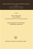Waldemar Rohs - Untersuchungen über Fasermischungen in der Bastfaserwergspinnerei
