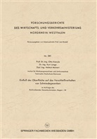 Otto Kienzle - Einfluß der Oberfläche auf das Verschleißverhalten von Schmiedegesenken