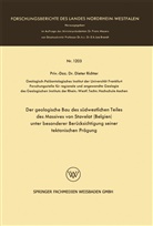 Dieter Richter - Der geologische Bau des südwestlichen Teiles des Massives von Stavelot (Belgien) unter besonderer Berücksichtigung seiner tektonischen Prägung