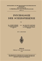 Hans Berze, Hans W Berze, Hans W. Berze, Hans W Gruhle, Hans W. Gruhle - Psychologie der Schizophrenie