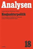 Hans-Geor Wehling, Hans-Georg Wehling - Konjunkturpolitik