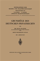 Hans Planitz - Grundzüge des Deutschen Privatrechts