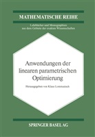 Klaus Lommatzsch - Anwendungen der Linearen Parametrischen Optimierung