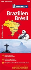 Carte nationale 764, Michelin - Brésil 1:3 850 000 -ancienne édition-