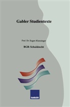 Eugen Klunzinger - BGB: Grundlagen