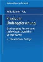 Rolf Porst, Hein Sahner, Heinz Sahner - Praxis der Umfrageforschung