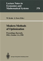 Werne Krabs, Werner Krabs, Zowe, Zowe, Jochem Zowe - Modern Methods of Optimization