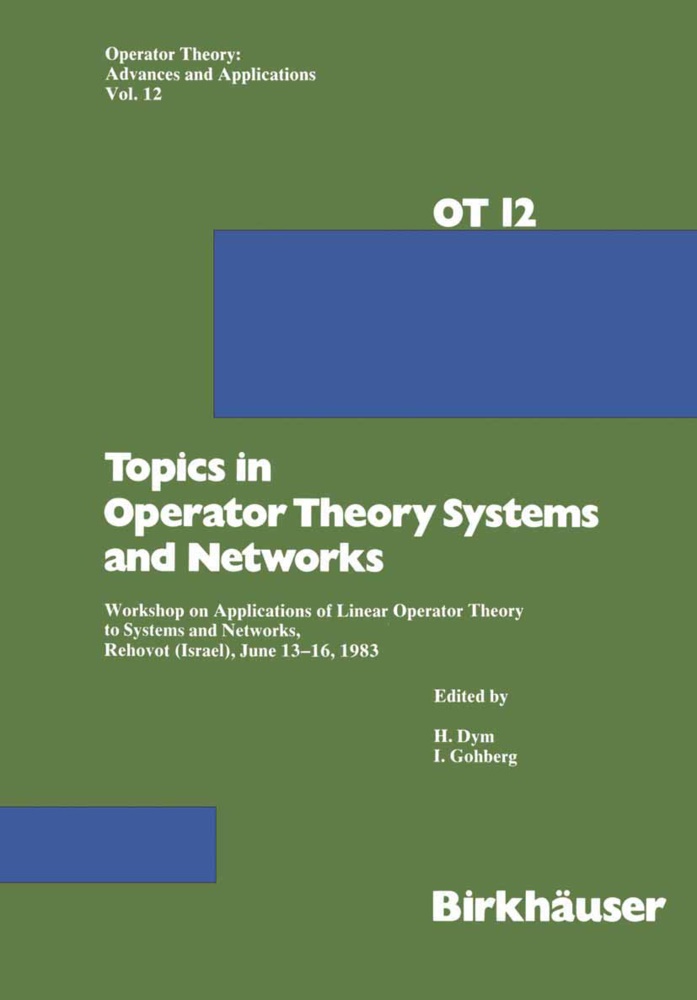 Dy, Dym, Dym, Gohberg, Gohberg, … - Topics in Operator Theory Systems and Networks Workshop on Applications of Linear Operator Theory to Systems and Networks, Rehovot (Israel), June 13-16, 1983