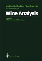 F Jackson, F Jackson, John F. Jackson, Hans F. Linskens, Hans-Ferdinan Linskens, Hans-Ferdinand Linskens - Wine Analysis