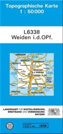 Breitband und Vermessung Landesamt für Digitalisierung, Landesam für Digitalisierung  Breitband u, Landesam für Digitalisierung Breitband un, Landesamt für Digitalisierung Breitband un, Breitband und Vermessung Landesamt für Digitalisierung - Topographische Karten Bayern - Bl.L6338: Topographische Karte Bayern Weiden i. d. OPf.