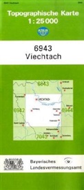 Breitband und Vermessung Landesamt für Digitalisierung, Breitband und Vermessung Landesamt für Digitalisierung - Topographische Karten Bayern - Bl.6943: Topographische Karte Bayern Viechtach
