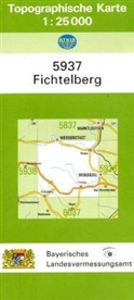 Landesam für Digitalisierung  Breitband u, Landesam für Digitalisierung Breitband un - Topographische Karten Bayern - Bl.5937: Topographische Karte Bayern Fichtelberg