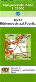 Topographische Karten Bayern - Bl.6533: Topographische Karte Bayern Röthenbach a. d. Pegnitz