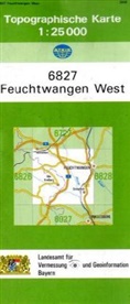 Landesam für Digitalisierung  Breitband u, Landesam für Digitalisierung Breitband un - Topographische Karten Bayern - Bl.6827: Topographische Karte Bayern Feuchtwangen West
