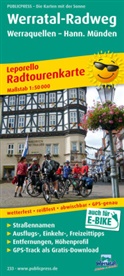 PublicPress Radwanderkarten: Werratal-Radweg, Werraquellen - Hann. Münden