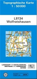 Landesam für Digitalisierung  Breitband u, Landesam für Digitalisierung Breitband un, Landesamt für Digitalisierung Breitband un - Topographische Karten Bayern - Bl.L8134: Topographische Karte Bayern Wolfratshausen