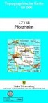Lg, LGL - Topographische Karte Baden-Württemberg, Zivilmilitärische Ausgabe - Pforzheim