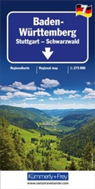 Hallwag Kümmerly+Frey AG - Baden Württemberg 1:275 000