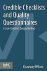 Chauncey Wilson, Chauncey (Senior User Researcher Wilson, Wilson Chauncey - Credible Checklists and Quality Questionnaires