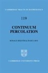 Ronald Meester, Ronald (Universiteit Utrecht Meester, Ronald Roy Meester, Rahul Roy - Continuum Percolation