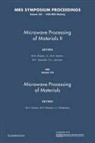 Jr Snyder, W. B. Snyder, M. F. Iskander, W. B. Snyder Jr, W. H. Sutton - Microwave Processing of Materials II
