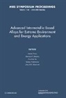 M. Bewlay Palm, Martin Palm, Martin Bewlay Palm, Bernard P. Bewlay, Bewlay Bernard P., Yue-Hui He... - Advanced Intermetallic Based Alloys for Extreme Environment and