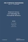Dirk Hong Wouters, Dirk J. Wouters, Dirk J. Hong Wouters, Orlando Auciello, Seungbum Hong, Hong Seungbum... - Materials Science and Technology for Nonvolatile Memories: Volume 1071