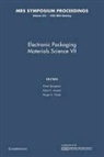 Peter Jensen Borgesen, Peter Borgesen, Peter Børgesen, Peter Brgesen, Klavs F. Jensen, Roger A. Pollak - Electronic Packaging Materials Science Vii: Volume 323
