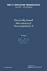 Rosario A. Alim Gerhardt, Mohammed A. Alim, Rosario A. Gerhardt, S. Ray Taylor - Electrically Based Microstructural Characterization Ii: Volume 500